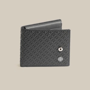 The Code Monogram Billfold ID Window Leather Wallet