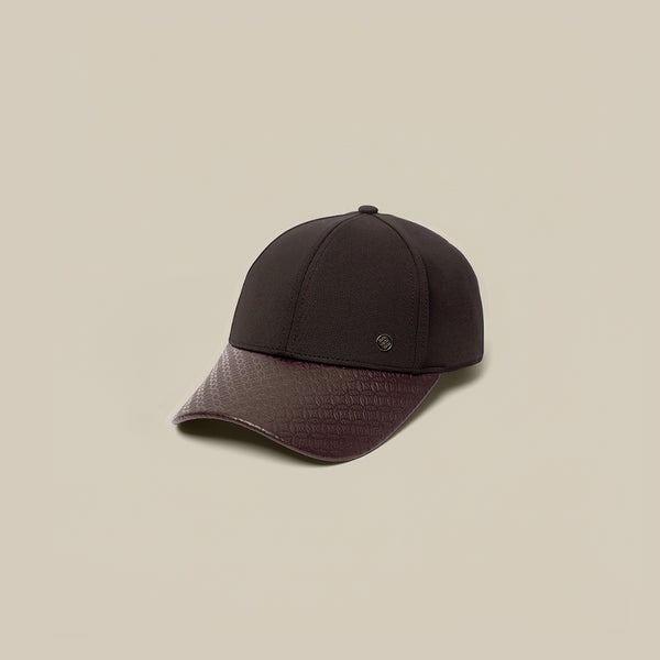 The Code Visor Cap Monogram And Logo-embroidered