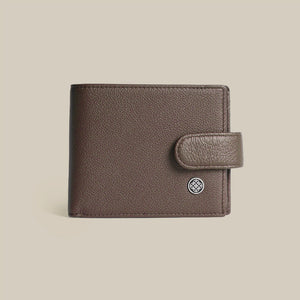 The Code Pebbled Billfold ID Window Leather Wallet