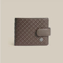 The Code Monogram Billfold ID Window Leather Wallet