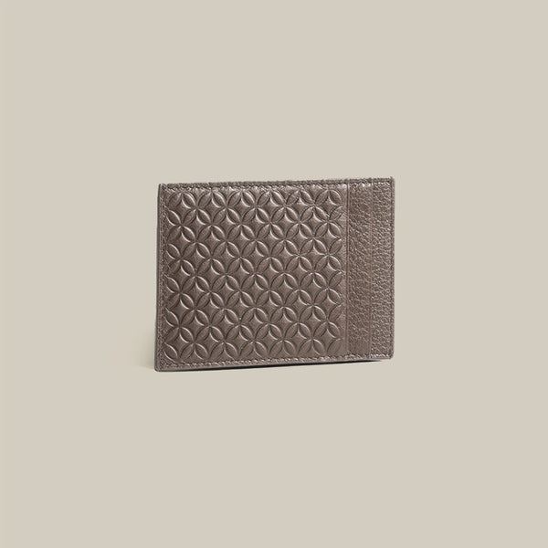 The Modern Code Monogram Side-Button Card Holder
