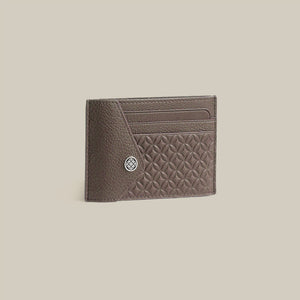 The Modern Code Monogram Side-Button Card Holder