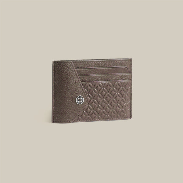 The Modern Code Monogram Side-Button Card Holder