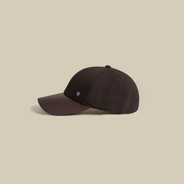The Code Visor Cap Monogram And Logo-embroidered