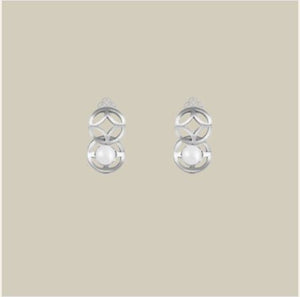 Mon Amour W Pearl Earrings