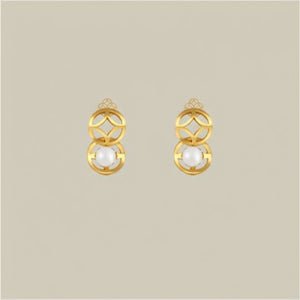 Mon Amour W Pearl Earrings