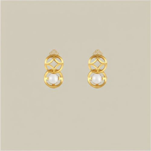 Mon Amour W Pearl Earrings