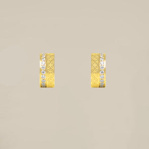 The Lattice Halo Earrings