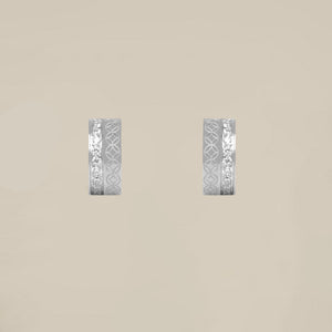 The Lattice Halo Earrings