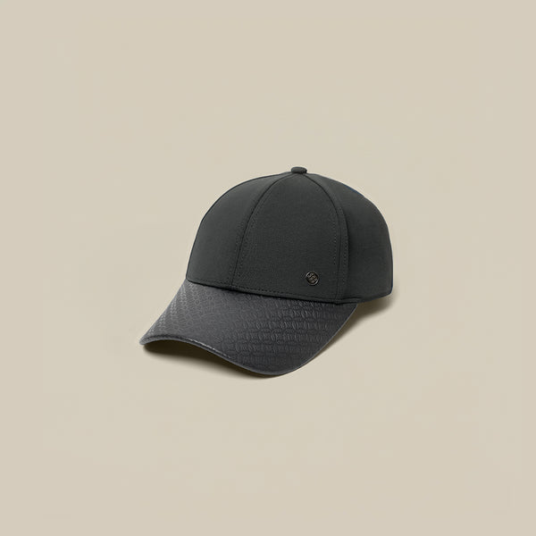 The Code Visor Cap Monogram And Logo-embroidered