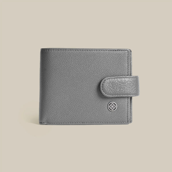 The Code Pebbled Billfold ID Window Leather Wallet