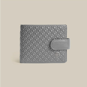 The Code Monogram Billfold ID Window Leather Wallet