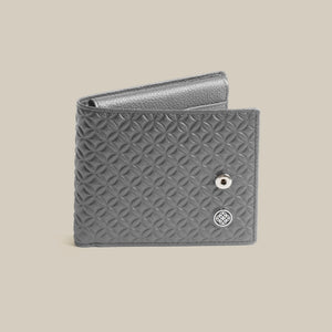 The Code Monogram Billfold ID Window Leather Wallet