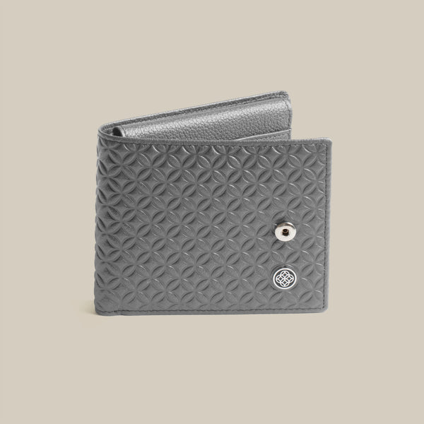 The Code Monogram Billfold ID Window Leather Wallet