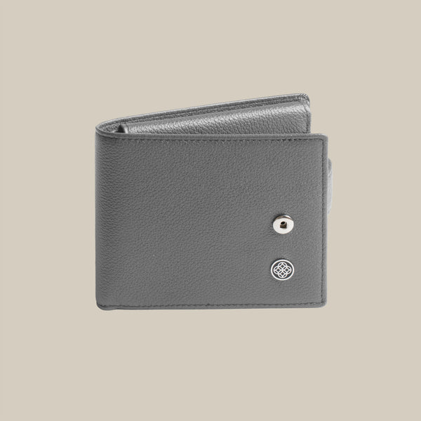 The Code Pebbled Billfold ID Window Leather Wallet