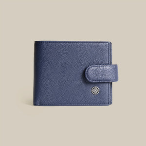 The Code Pebbled Billfold ID Window Leather Wallet