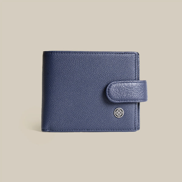 The Code Pebbled Billfold ID Window Leather Wallet