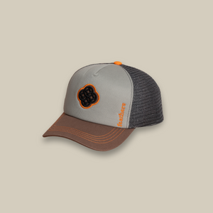 Trucker Monogram Gray-Brown Cap