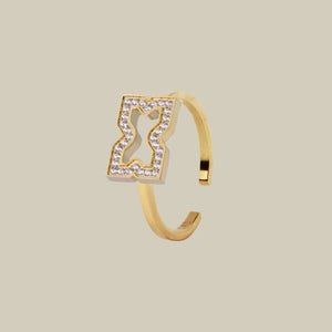 Love Crossroads Crystal Ring