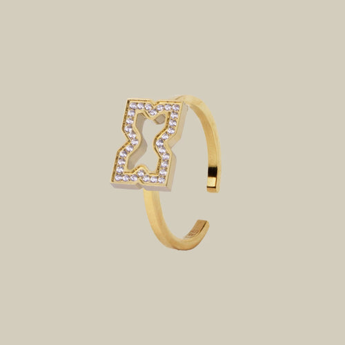 Love Crossroads Crystal Ring