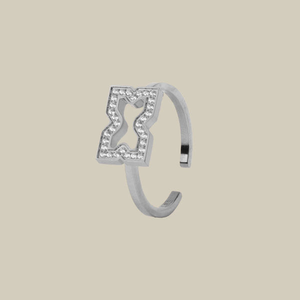 Love Crossroads Crystal Ring