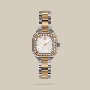 ساعة تشالنجر (W) بأرقام عربية وفولاذ مقاوم للصدأ