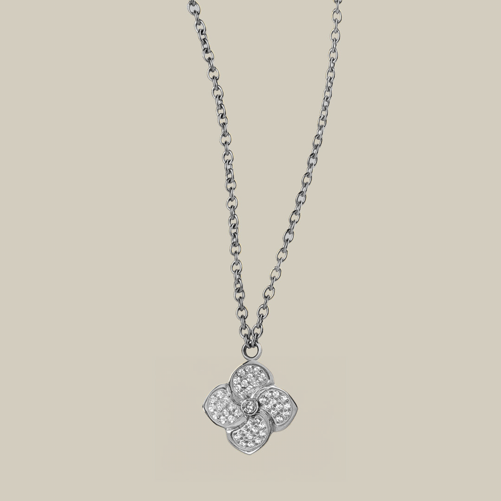 Jasmine Crystal Pendant